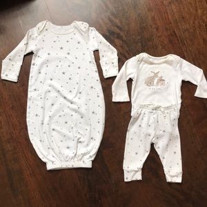 baby Gap star sleeper set